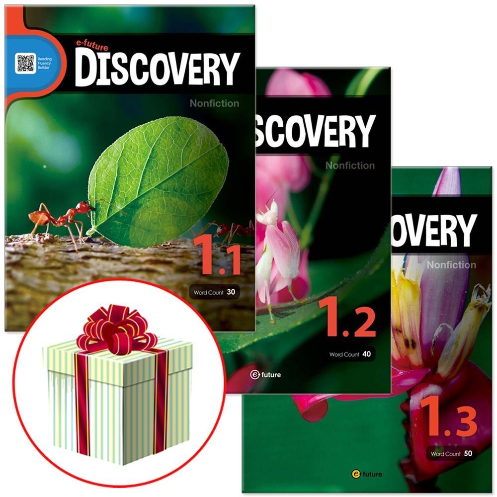 이퓨쳐 이퓨쳐 디스커버리 e-future Discovery nonfiction nonfiction 논픽션 1단계 1.1 1.2 1.3 초등 영어 리딩 교재 전3권(2376189)