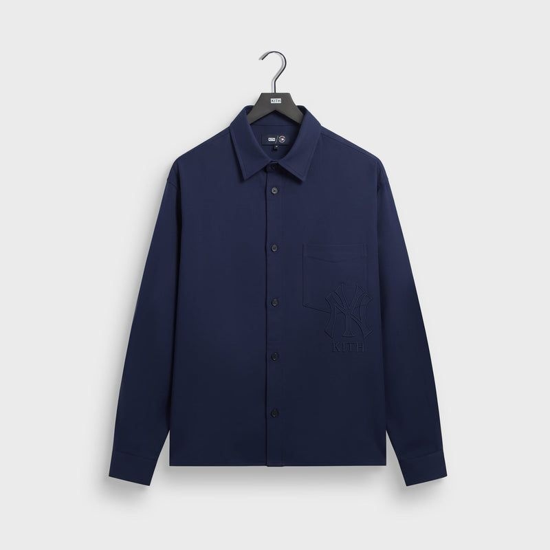 Kith [해외] KITH 키스 뉴욕 양키스 플란넬 데온 오버셔츠 khma030204-413