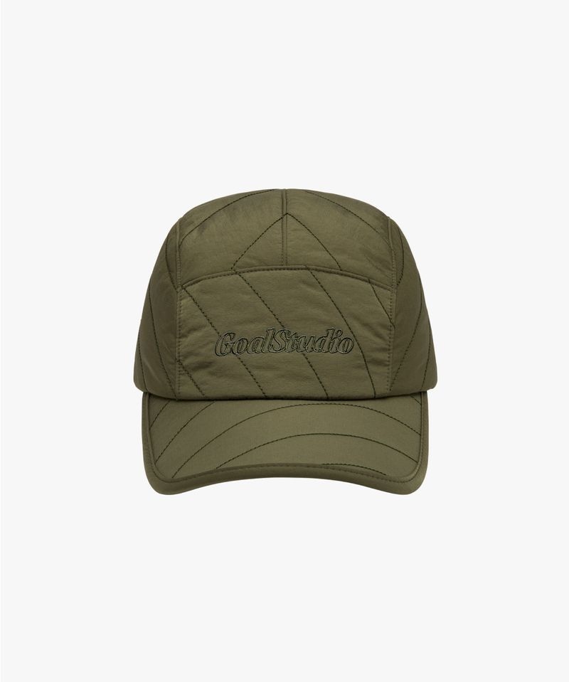 GOALSTUDIO 골스튜디오 GOALSTUDIO SUPERBALL QUILTED CAMP CAP-OLIVE GREEN G4WCP104#OG 451340