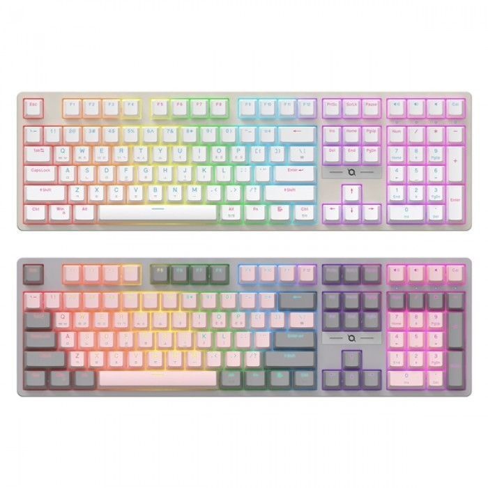 COX CK580 교체축 게이밍 기계식 그레이&핑크 (갈축)