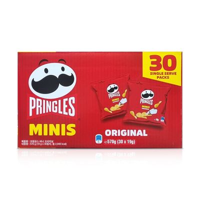 프링글스 미니 오리지널 19g x 30봉지 코스트코 감자칩 과자 포테이토