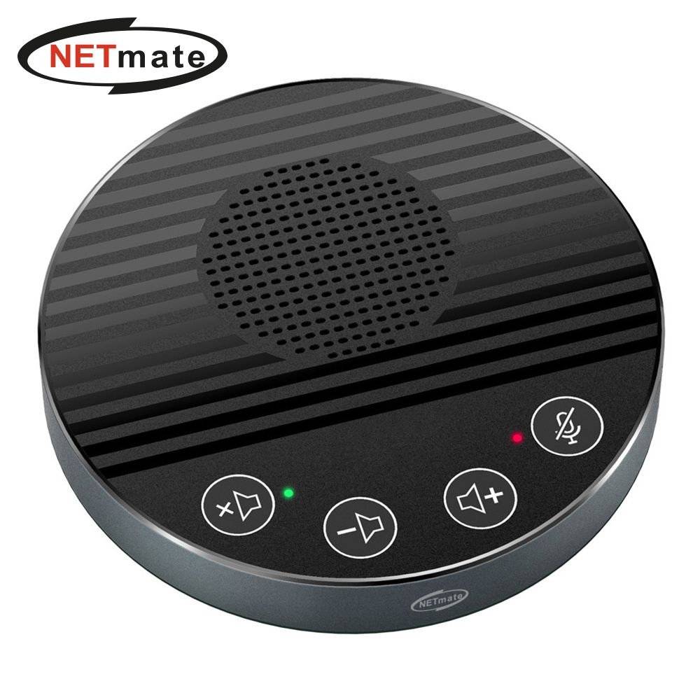 강원전자 넷메이트 Netmate C타입+USB 회의용 컨퍼런스 원형 마이크 스피커폰 NM-CSP02