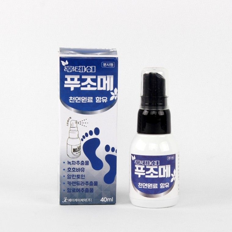 발냄새 땀 각질 보습 관리 풋케어 후레쉬 푸조메 40ml