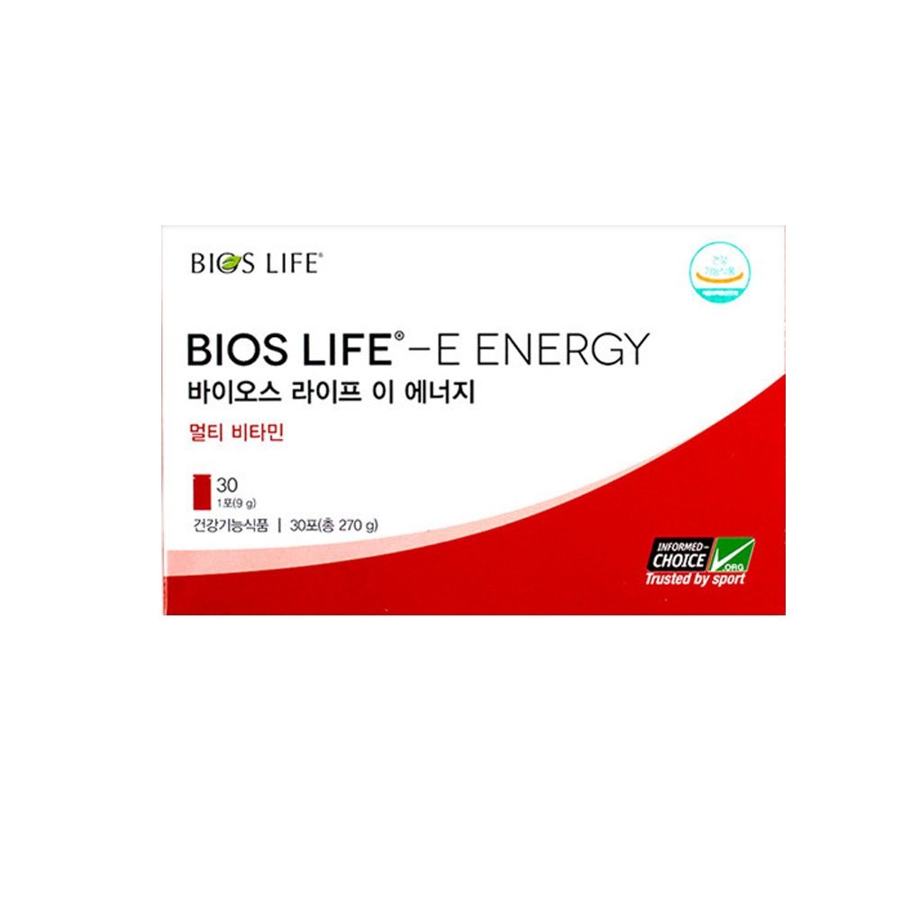 바이오스라이프 이 에너지 멀티비타민 9g x 30포 1개