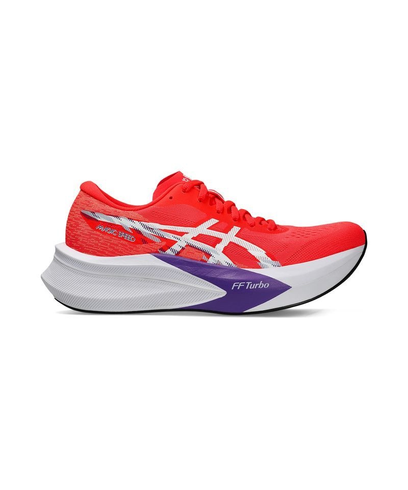 아식스 ASICS 매직 스피드 4 - 플래시 레드:화이트 1012B676-600 451936