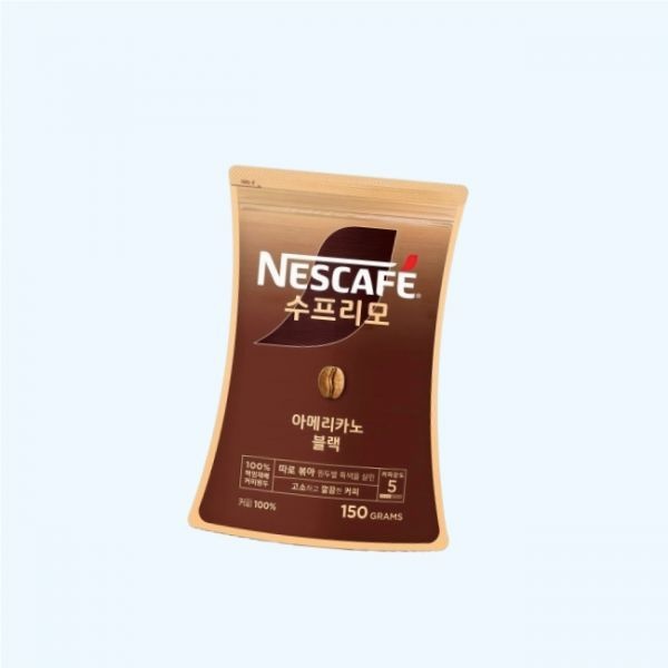 수프리모 네스카페 파우치 파우치백 가방(150g) 아메리카노 블랙 4934146
