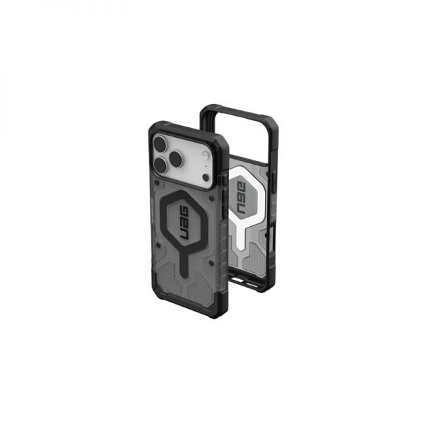 URBAN ARMOR GEAR 스토어 방문하기 [해외] UAG 패스파인더 클리어 아이폰 18 프로 맥스 케이스/17 맥스, 애쉬/블랙 453774