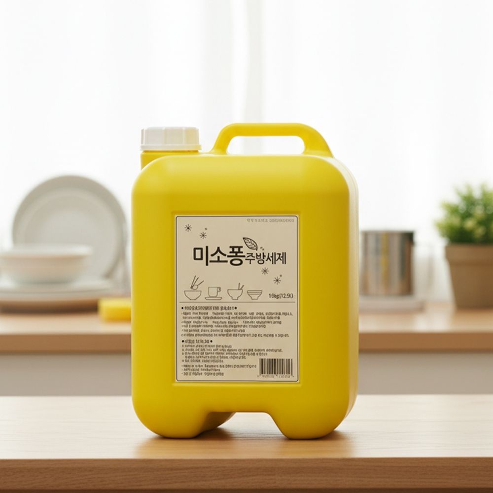 미소퐁 주방세제 13kg 1종세척세 설거지세제 말통 대용량 업소용