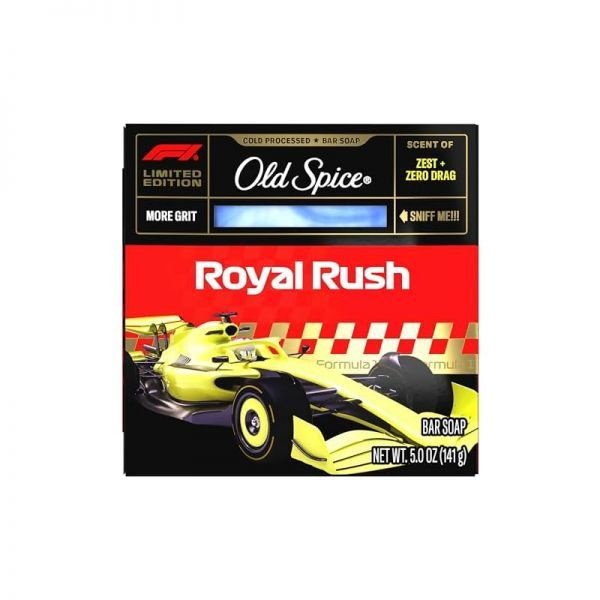 Old Spice [해외] Old Spice Bar Soap for Men, Long-Lasting Royal Rush Scent, 5 oz 452656