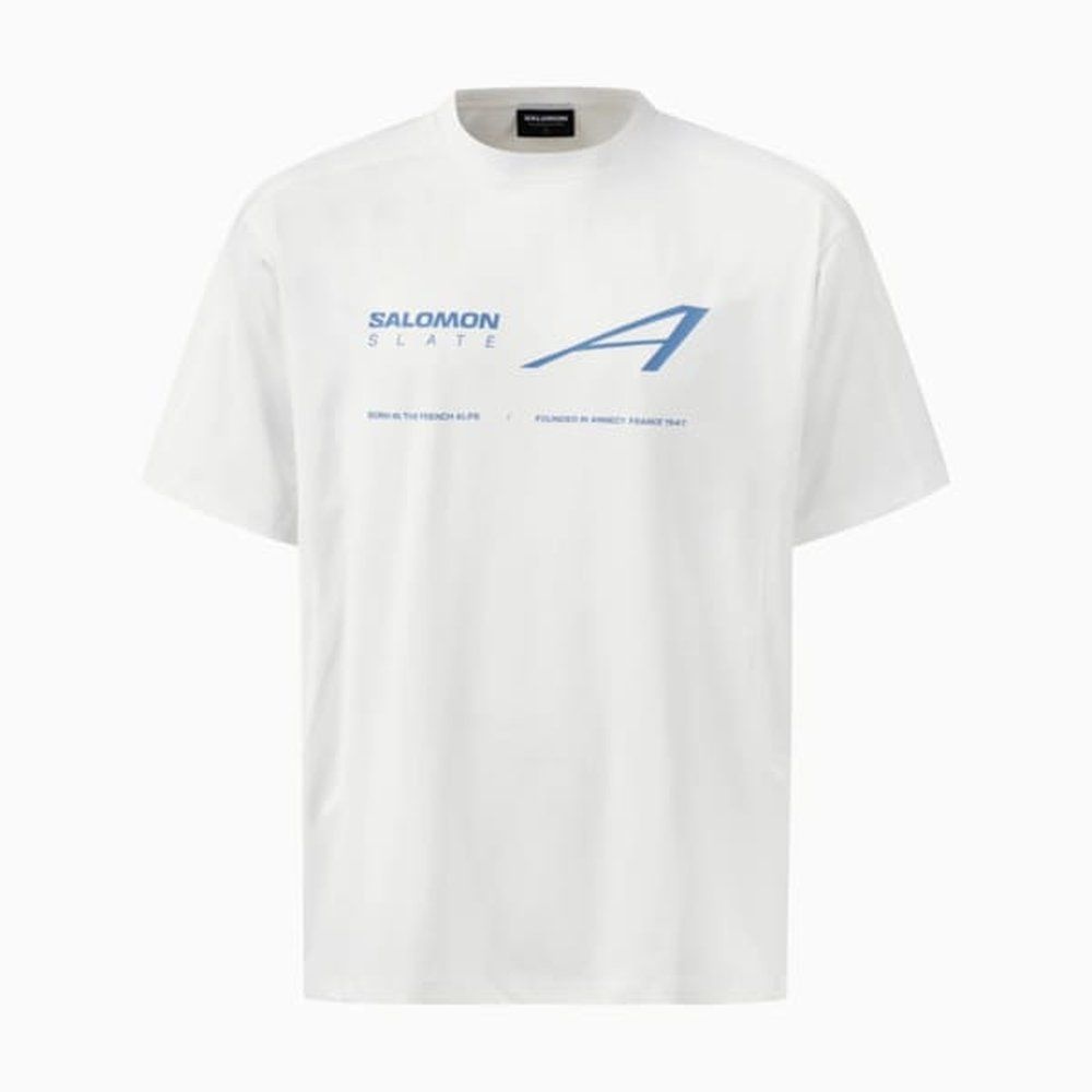 살로몬 SALOMON UNI 글라이드 숏 슬리브 [화이트] S262001HTS51 LD0035300
