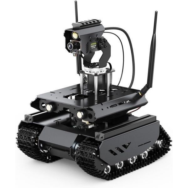 waveshare [해외] Waveshare UGV Beast 오픈소스 오프로드 추적 AI 로봇 Jetson Orin 시리즈 보드용 듀얼 컨트롤러 360° 전방향 팬틸트 기능 Na