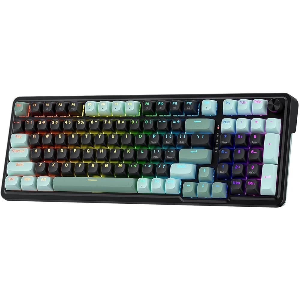 Redragon [해외] Redragon K686 HE 래피드 트리거 게이밍 키보드, 8K 유선 기계식 차세대 UltraMag . POM 실키 마그네틱 스위치, 듀얼 모듈