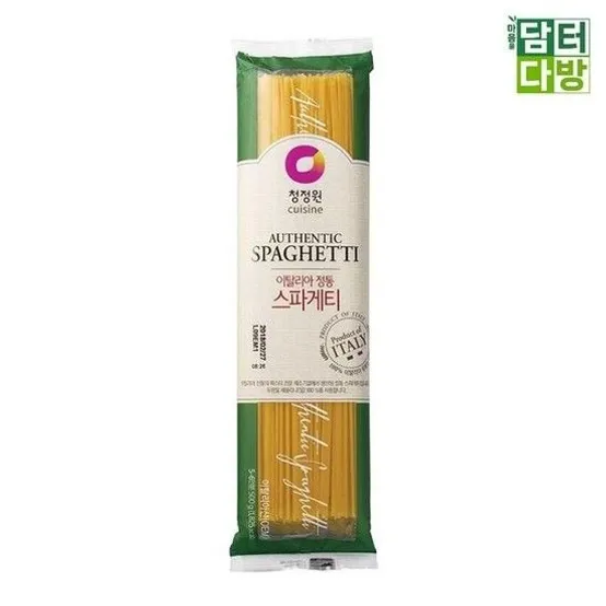 청정원 스파게티면 이탈리아 정통 스파게티 500g_6929 (53199873)