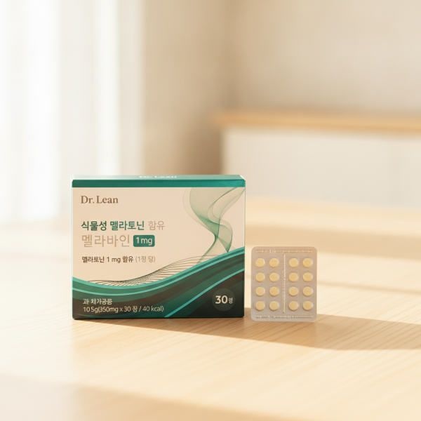 닥터린 식물성 멜라토닌 함유 멜라바인 1mg30정 4097793