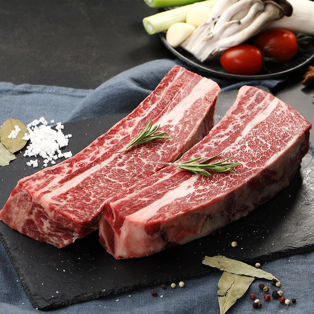 바라던 (새벽배송)바라던 캠핑고기 우대갈비 1kg 678 꽃갈비 600g 캠핑 소고기 소스포함