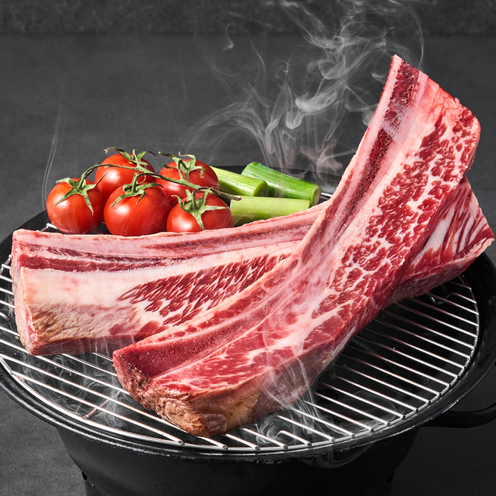 정육담다 우대갈비 1kg 소고기 꽃갈비 소갈비 스테이크 캠핑 바베큐 1024816