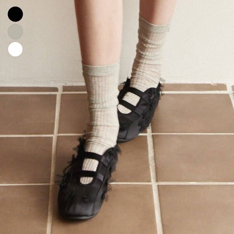 [백화점 정품] 게스 진 여성 데일리 골지 삭스 OP2A5595