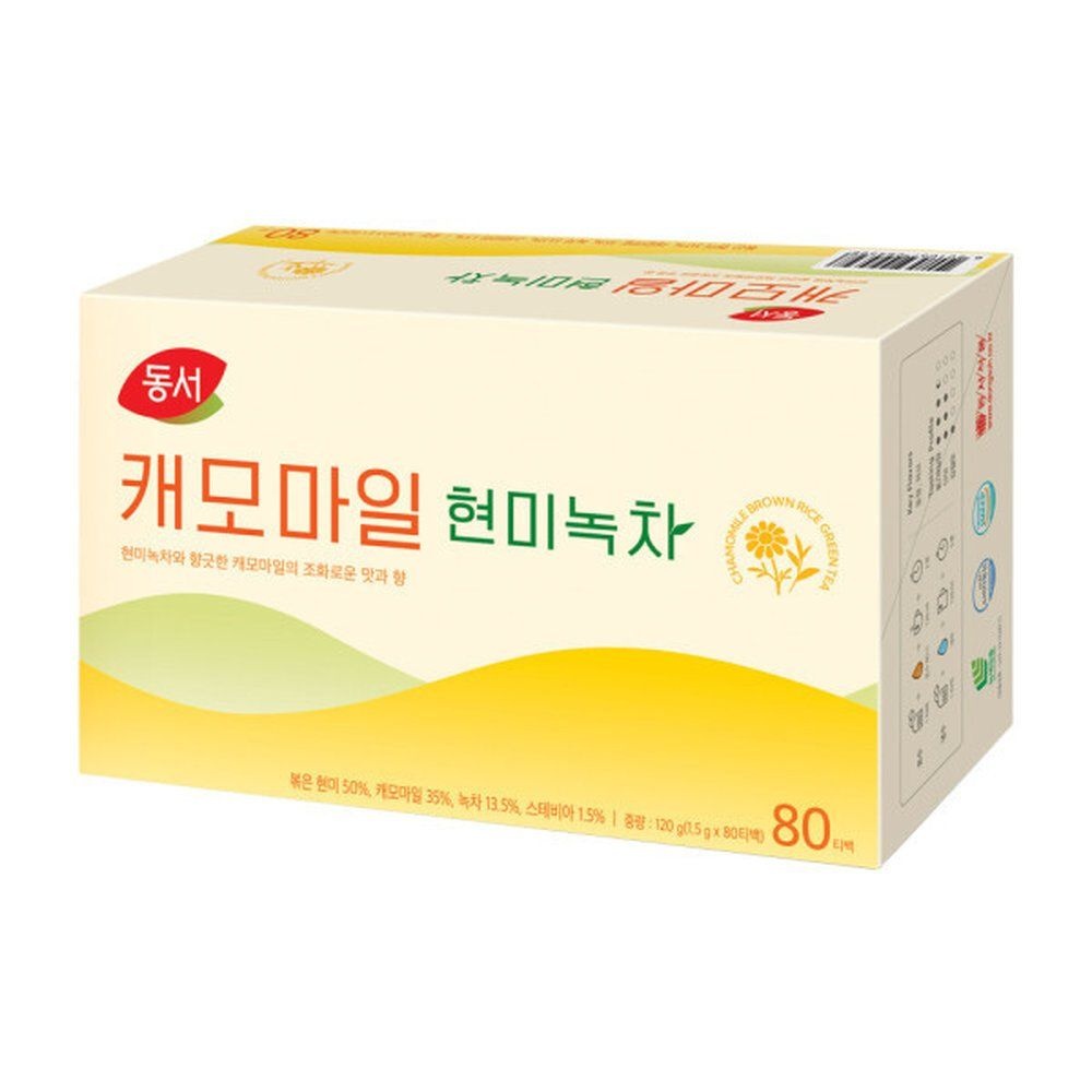 동서식품 현미녹차 동서 캐모마일 80T 12개까지 묶음배송