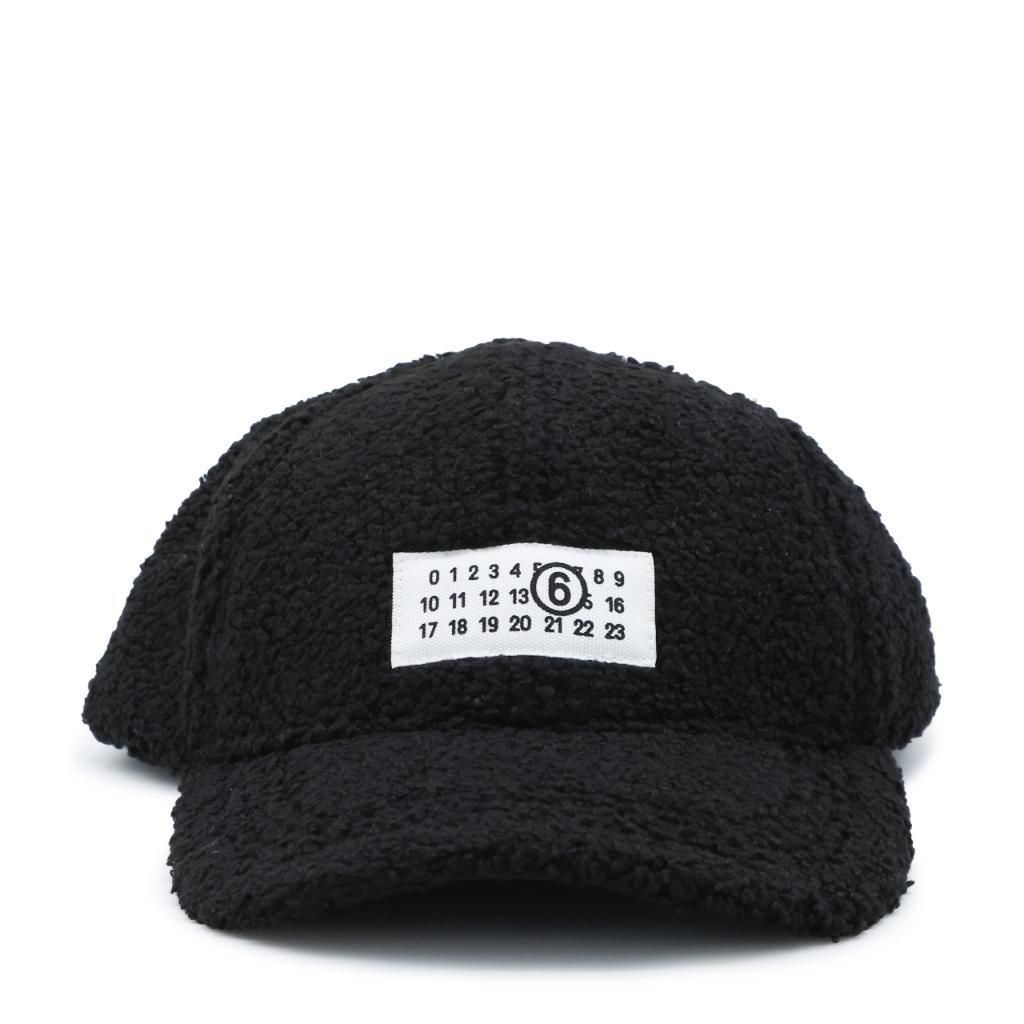 엠엠식스 메종마르지엘라 S52TC0072M13319900 Black BLACK COTTON LOGO BASEBALL CAP