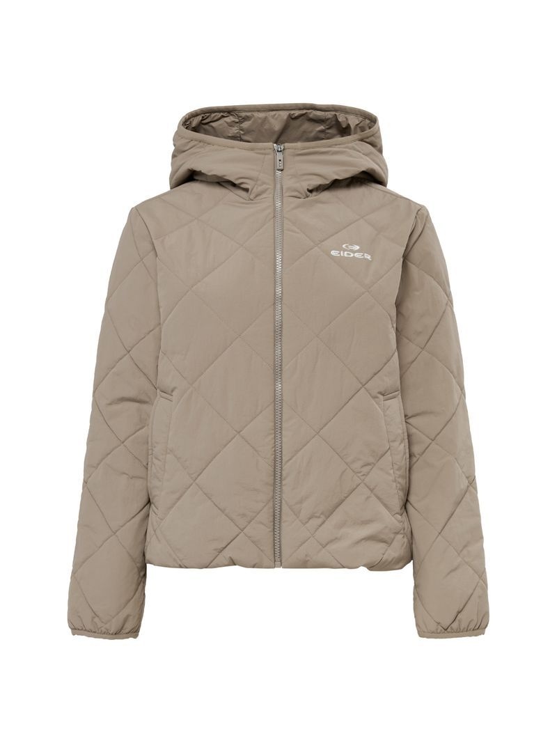 EIDER POP 다이아 퀼팅 여성 경량 패딩 자켓Beige DWW25181E2 640923