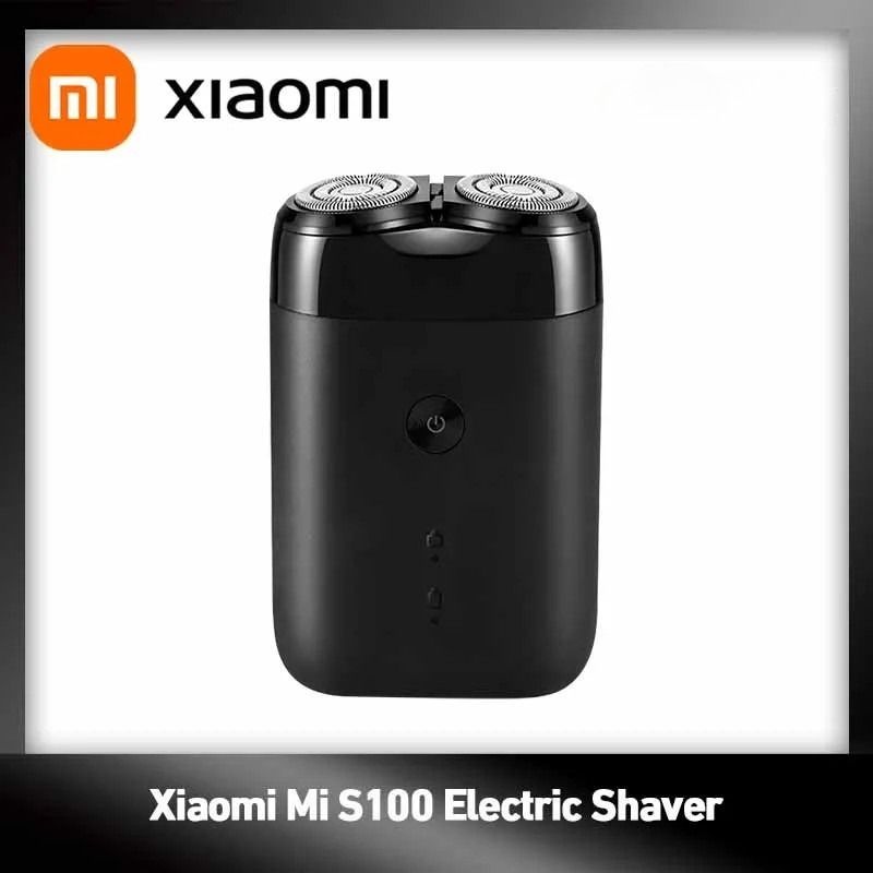샤오미 전기면도기 S100 IPX7 방수 습식 건식 듀얼헤드 고속 충전