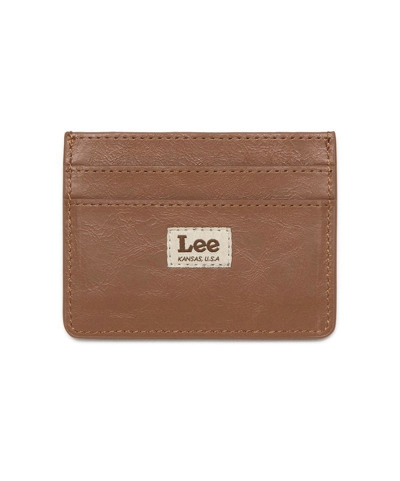 LEE 리 레더 카드 홀더 브라운 71C258 82L710