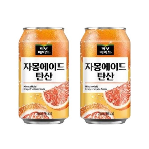 미닛메이드 자몽에이드 탄산 355ml 24개