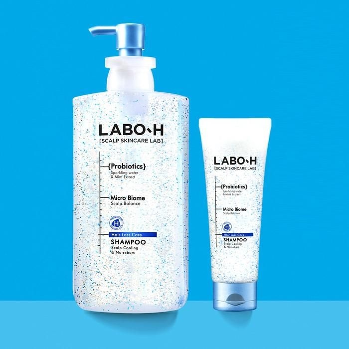 라보에이치 두피쿨링노세범샴푸 탈.모증상완.화 750ml+100ml