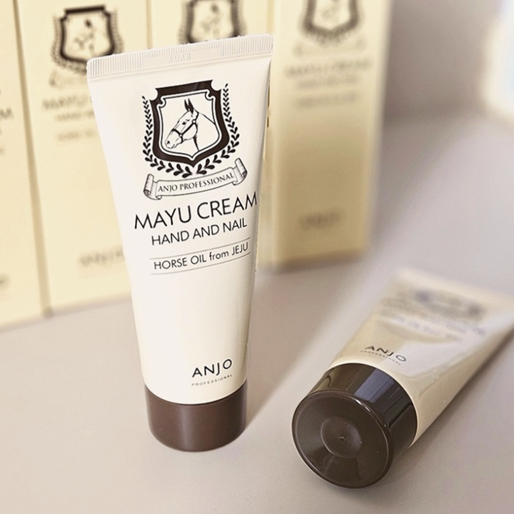 [앙쥬] [10개 세트] 제주 마유코팅 고보습 핸드크림 100ml