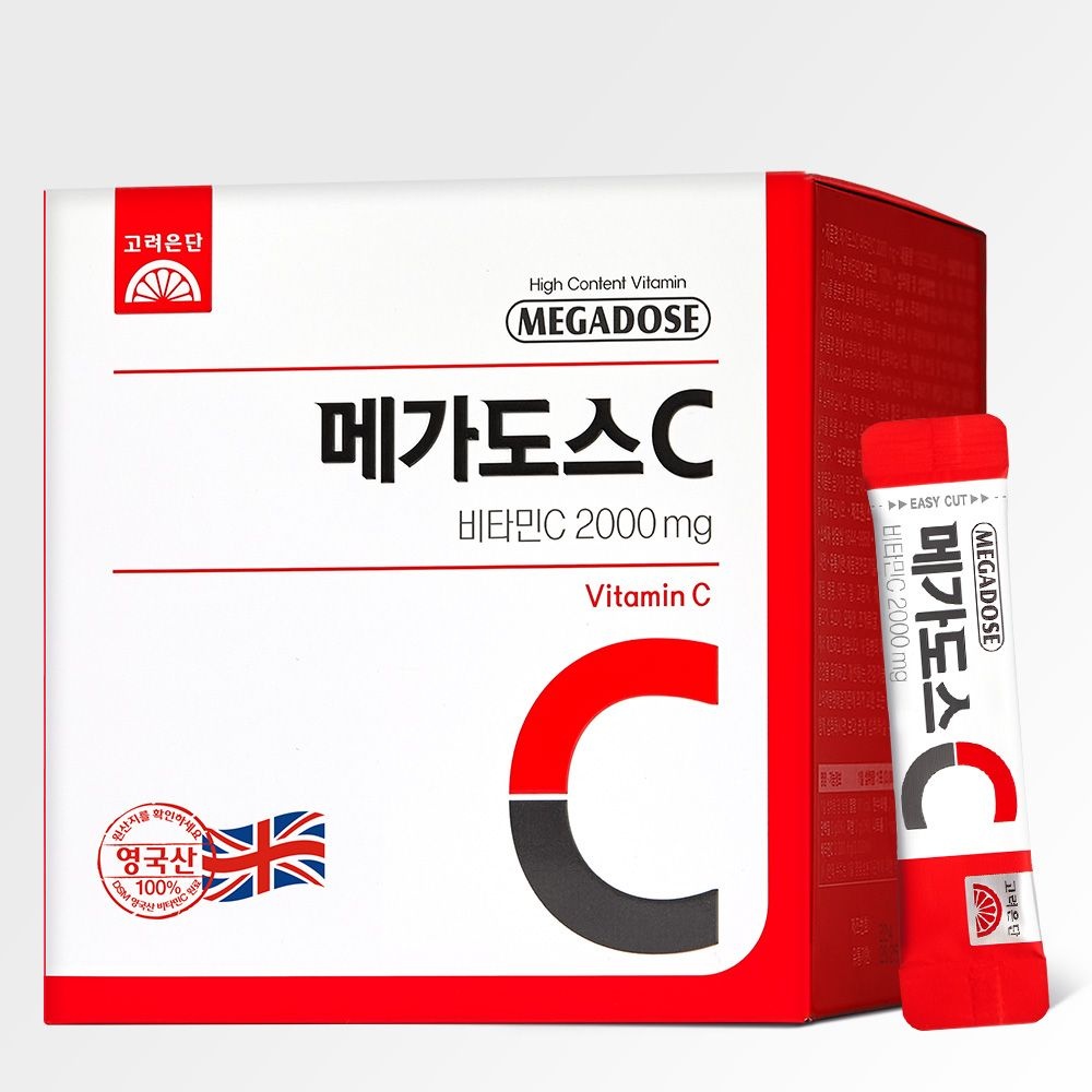 고려은단 메가도스C 비타민C 2000mg X 100포 (200g) 1개 2000 2g x 5114612