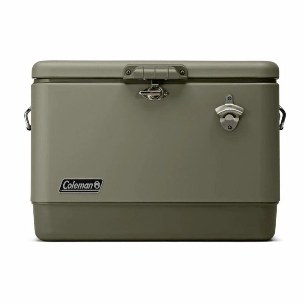 [해외] Coleman 콜맨 쿨러 약 51L 54QT 스틸 벨트 세이지 2159598