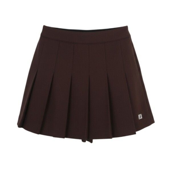 [풋조이] 골프스커트 NQC RHRFJ39937 Pleats Wrap SK Women BROWN