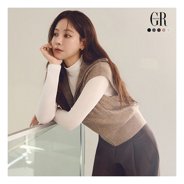 [조르쥬 레쉬] 26FW 히트레이어 울블렌디드 티블라우스 5종