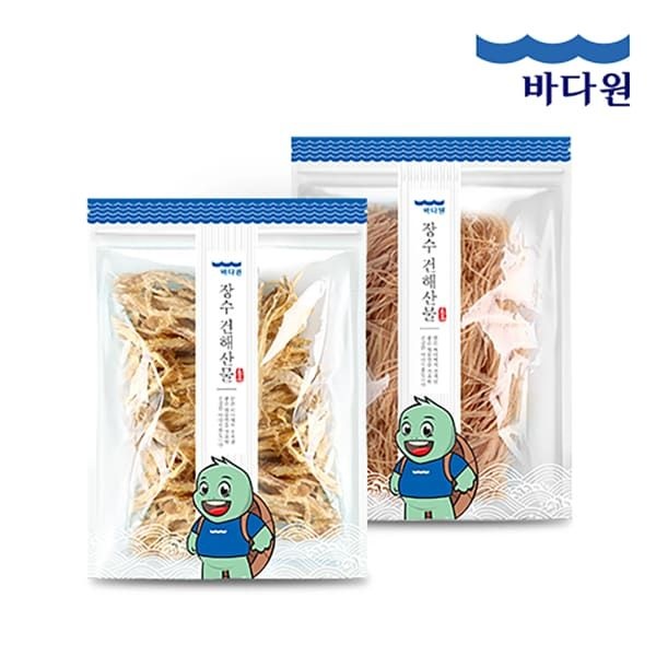 바다원 (현대Hmall) [바다원] 황태채 500g + 오징어실채 500g