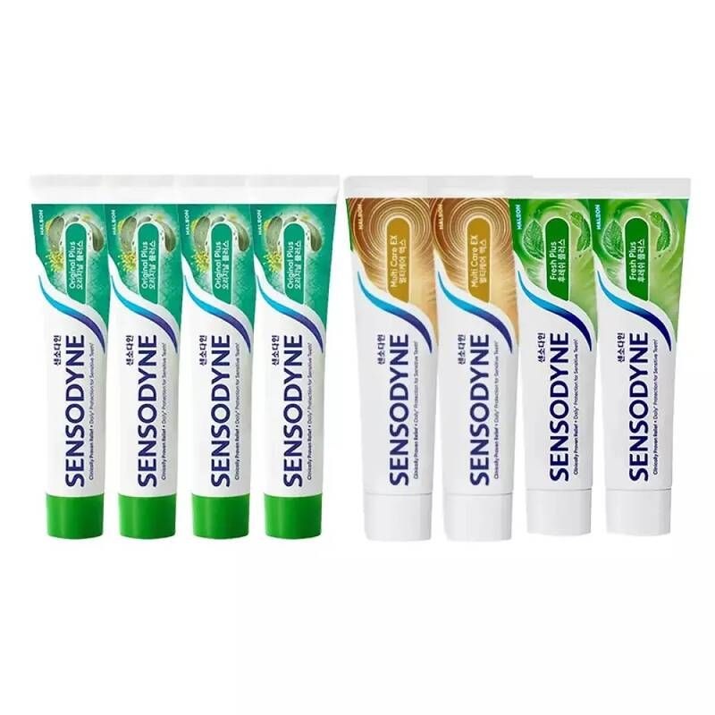 센소다인 오리지날 플러스 치약 100g, 4개 + 후레쉬 플러스 치약 100g, 2개 + 센소다인 멀티케어EX 치약 100g, 2개