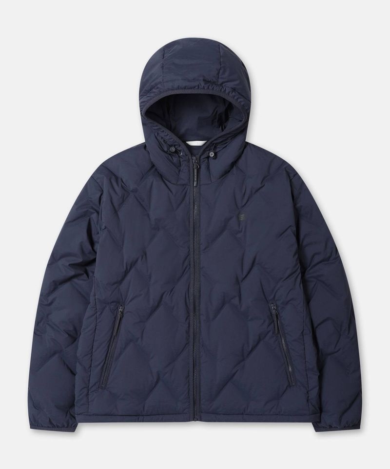 KOLON SPORT 여성 솟솟 후드 경량 다운 재킷 TVJDW26542NAY