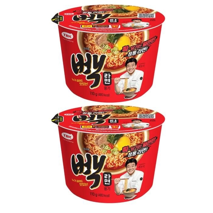 더본 <b>빽</b><b>라면</b> 용기 110g 2개