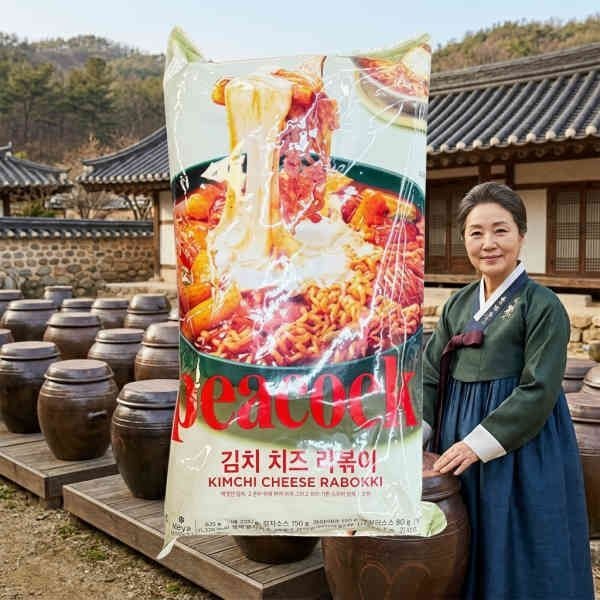 피코크 피코크 김치 치즈 라볶이 625g x 1개 아이스박스포장