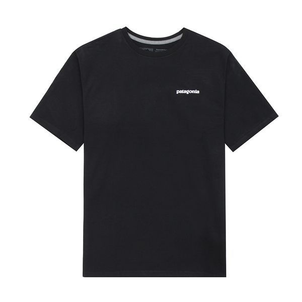 [보리보리]파타고니아 P-6 로고 리스판서빌리 남성 반팔티 블랙 38504-BLK