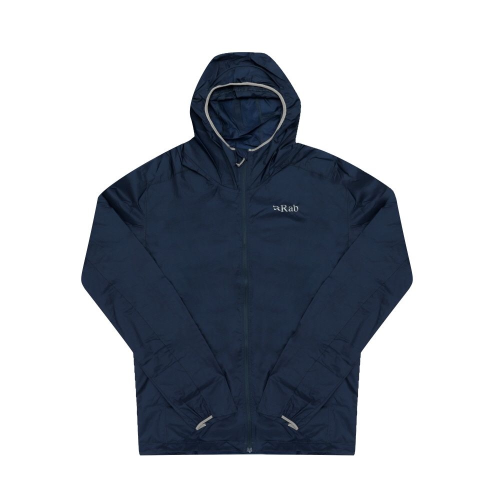 랩 RAB QWS-48 TEMPEST BLUE 바이탈 초경량 방풍 후디 남성 자켓