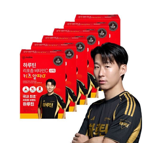 하루틴 [공식] 하루틴 어린이 리포좀비타민c 스틱 키즈 30포 (6박스)