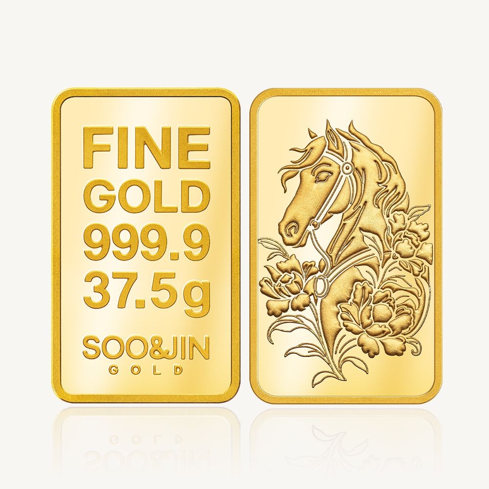 수앤진골드 말 골드바 24K 순금 37.5g