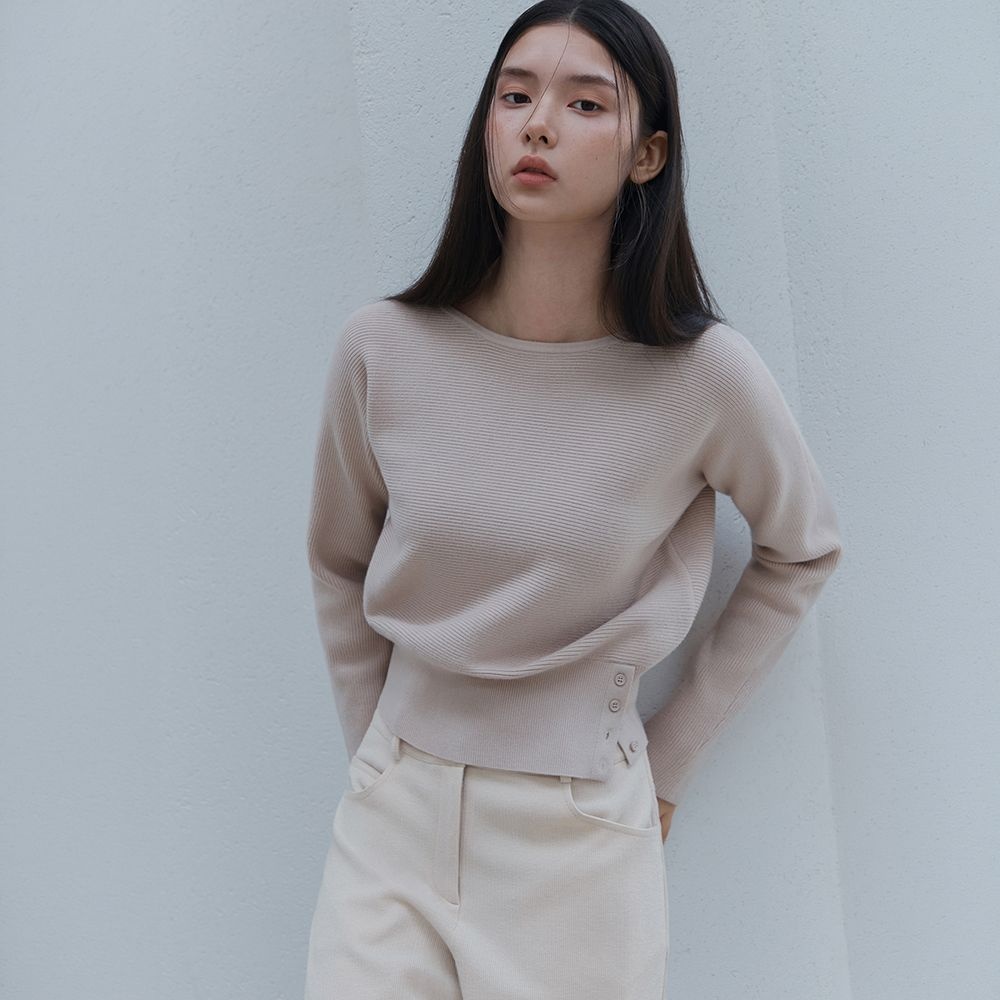 잇미샤 [26 F/W] 돌먼슬리브 보트넥 풀오버 ITQAZPO740