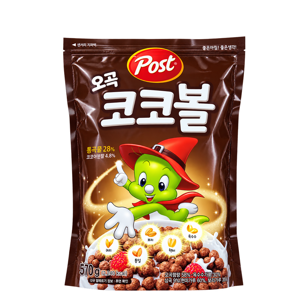 포스트 오곡 코코볼 570g 4개