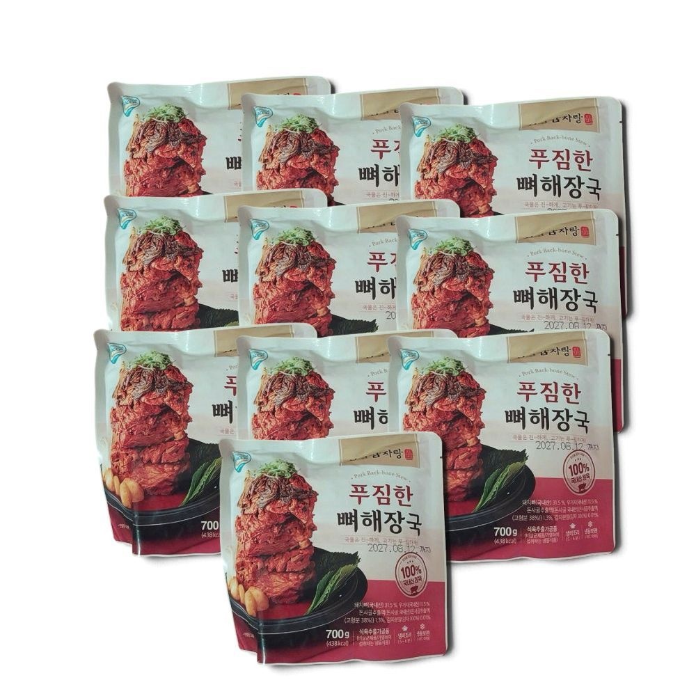 [청년감자탕]청년감자탕 푸짐한 뼈해장국 700g 10팩