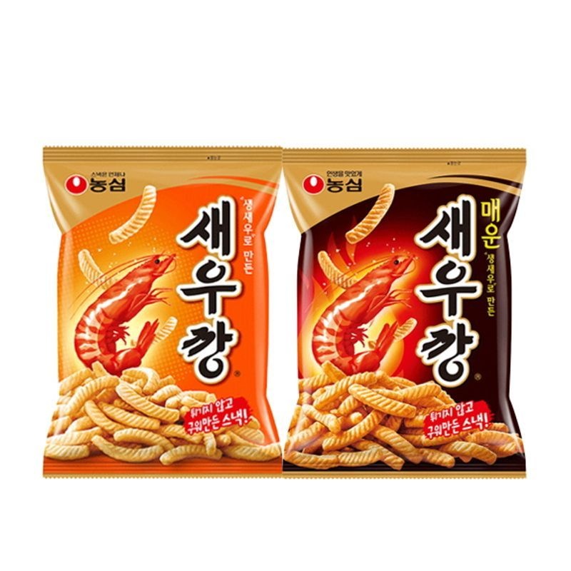 농심 새우깡 10p+매운새우깡 10p