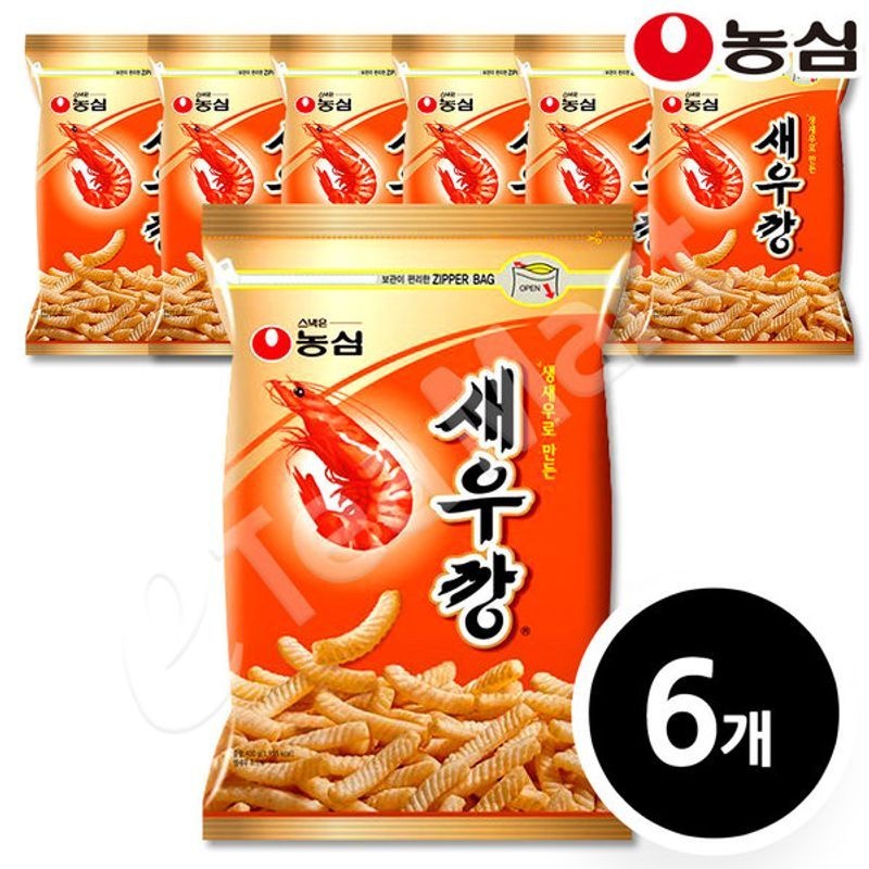 농심 새우깡 400g x 6입