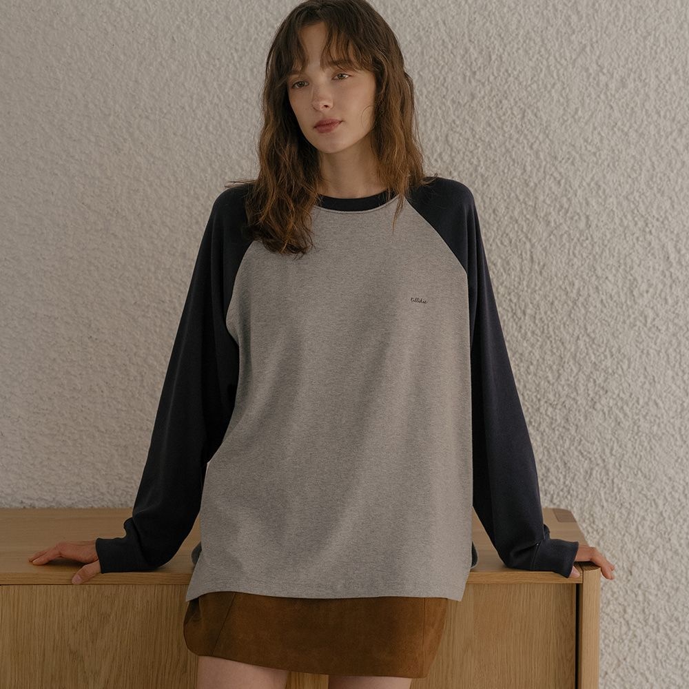 틸아이다이 Raglan oversized modal tee [TIFA06LT06]_Navy