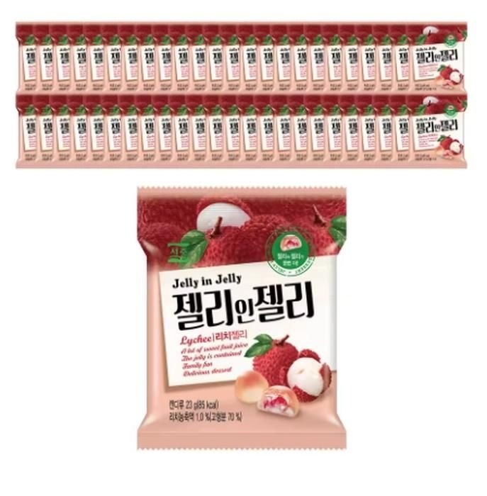 서주 젤리인젤리 리치 23g x 48개