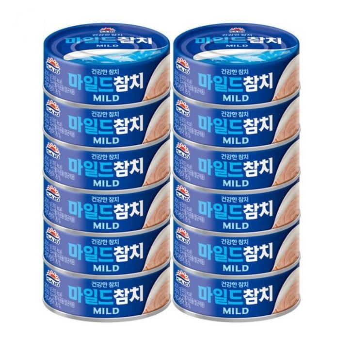 [오늘출발] 사조 마일드 참치 200g x 12개